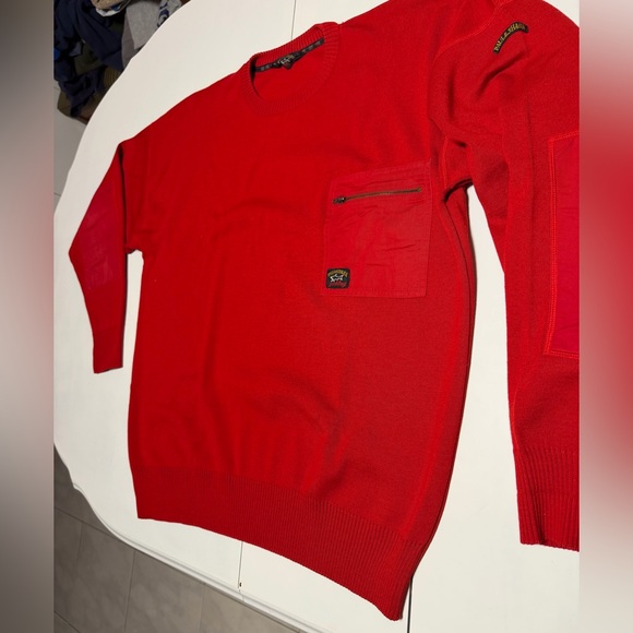 Paul & Shark red crew neck sweater - Picture 2 of 7